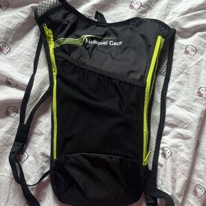 Black & Lime Hydration Backpack